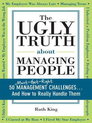 cover image of The Ugly Truth about Managing People